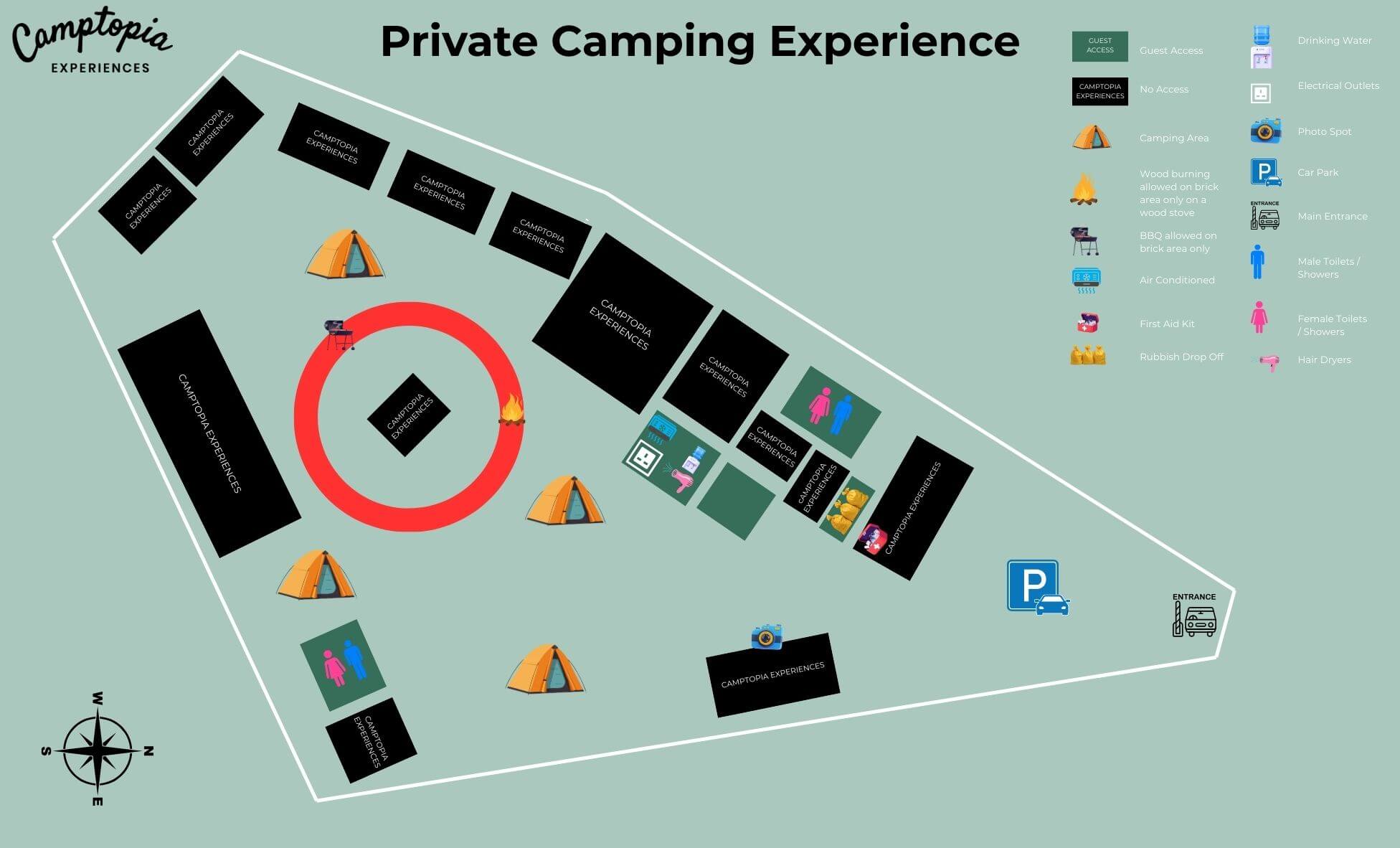 Camptopia Site Map